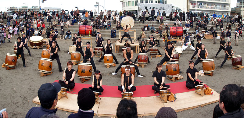 和楽会「昇」による和太鼓の熱演