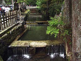 高野山奥の院玉川の水行場