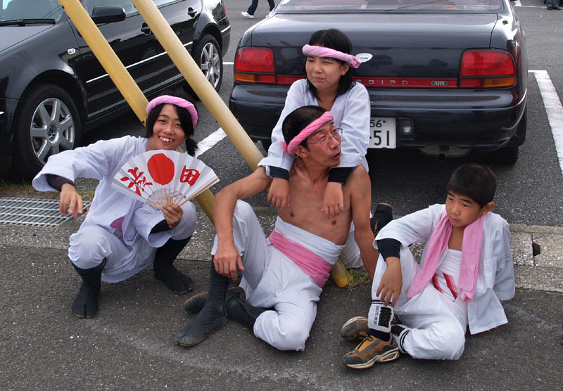 楽しいお祭り一家