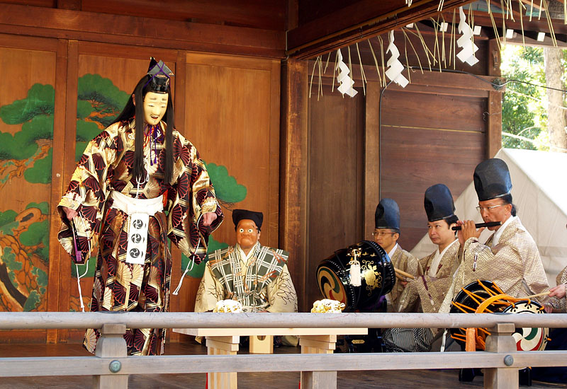 江戸里神楽・小鍛治の奉納
