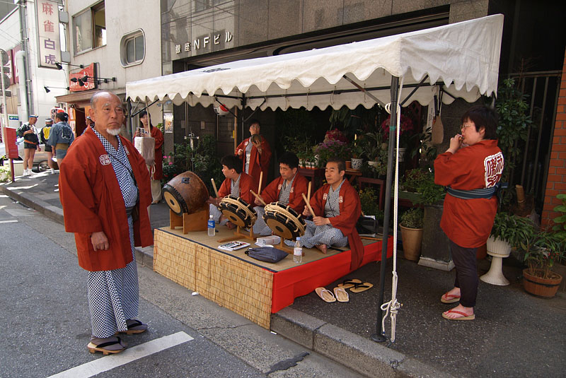 銀座二丁目の神田囃子