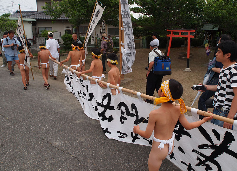 津島神社に帰還 16:26