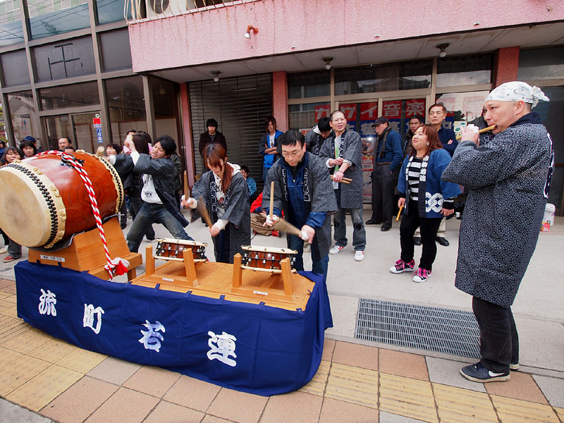 流町若連の演奏 14:12