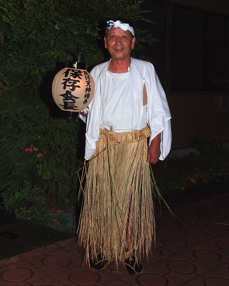 鈴木亨司保存会長の晴れ姿