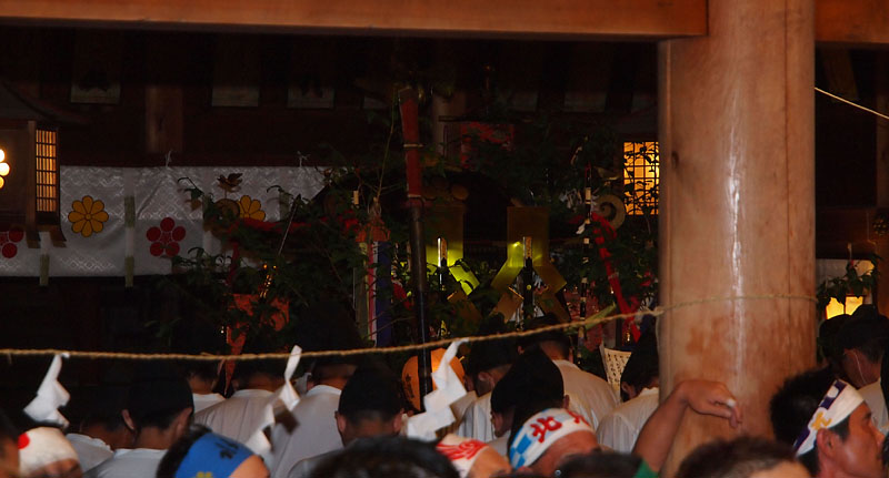 渡御奉告祭の開始 / 見付天神幣殿 00:07