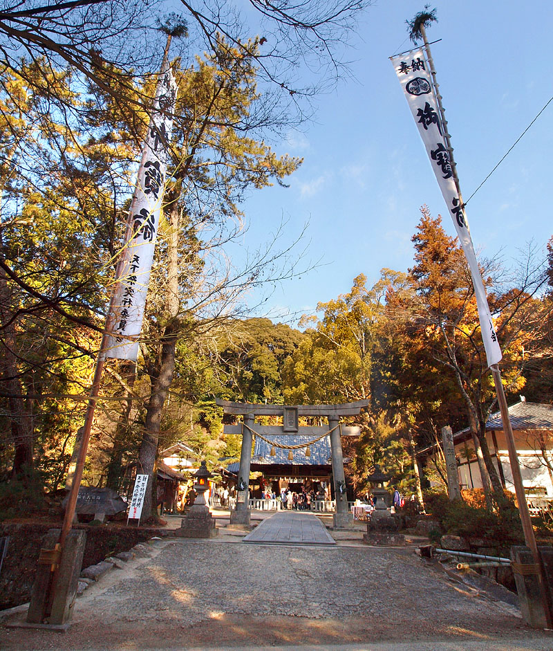 天下祭実行委員会が奉納した巨大な御寳前の幟 / 松平東照宮 09:07