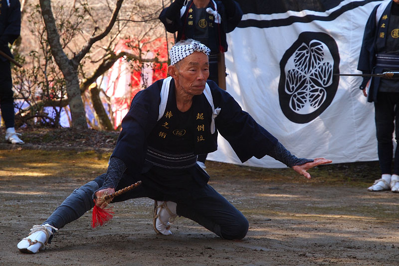 起倒流師範による迫真の棒之術