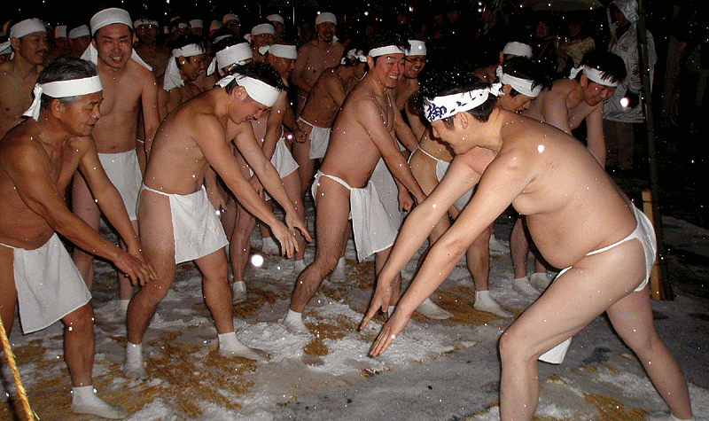気合いの禊!/2012年元旦