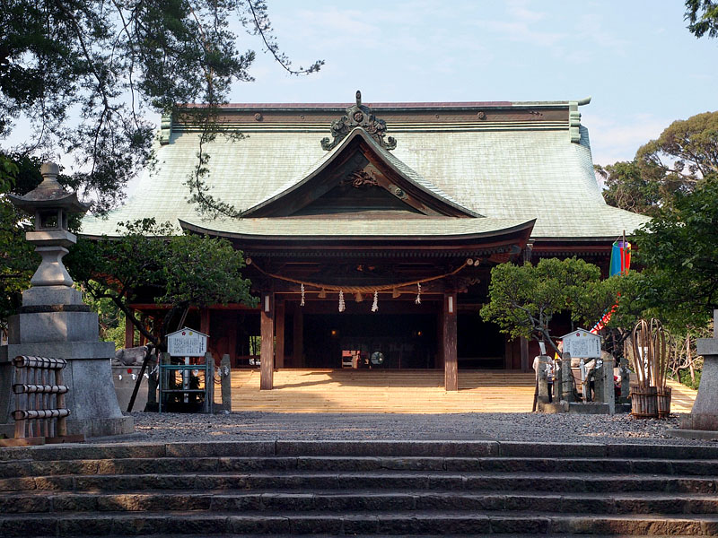 堂入りの準備が整った矢奈比賣神社拝殿