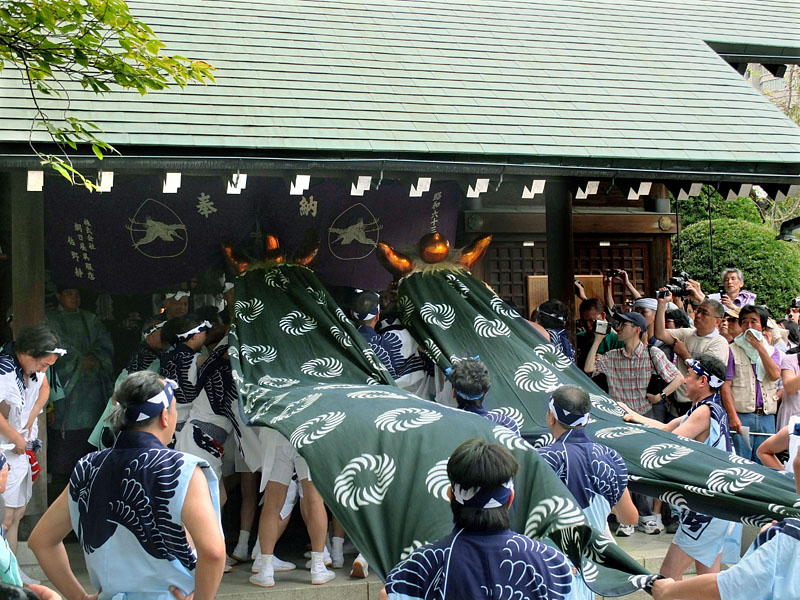 獅子頭宮出【七】 〜獅子頭の昇殿〜 10:27
