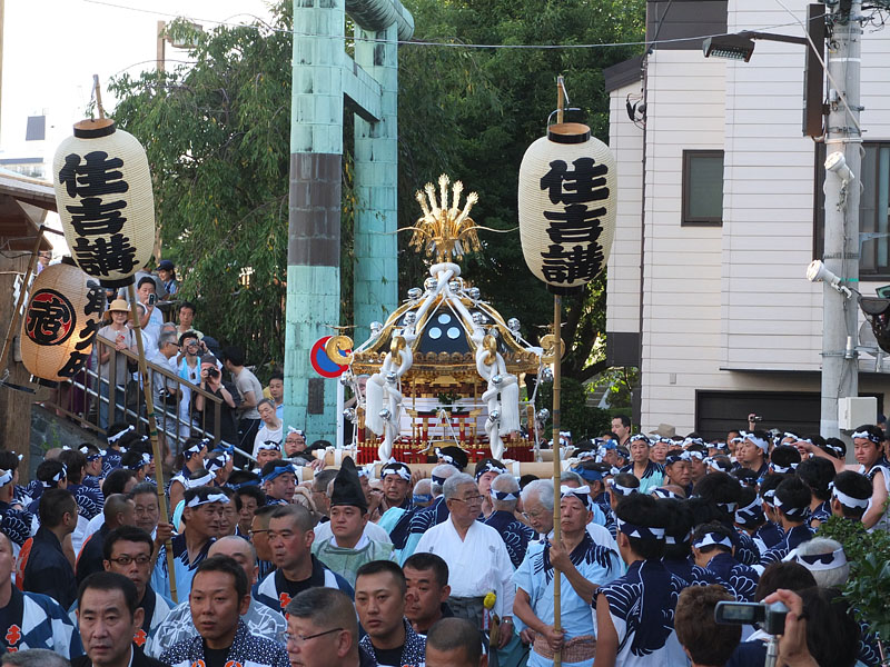 八角神輿宮出【拾壱】 〜隅田川の船着場に向かう〜