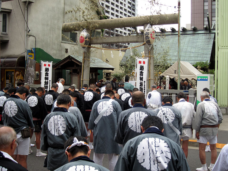 御旅所発輦祭 2012.8.6 08:40