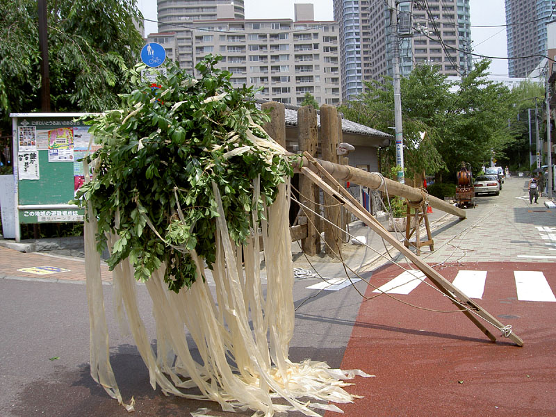 榊と檜の吹き流し 2012.07.29