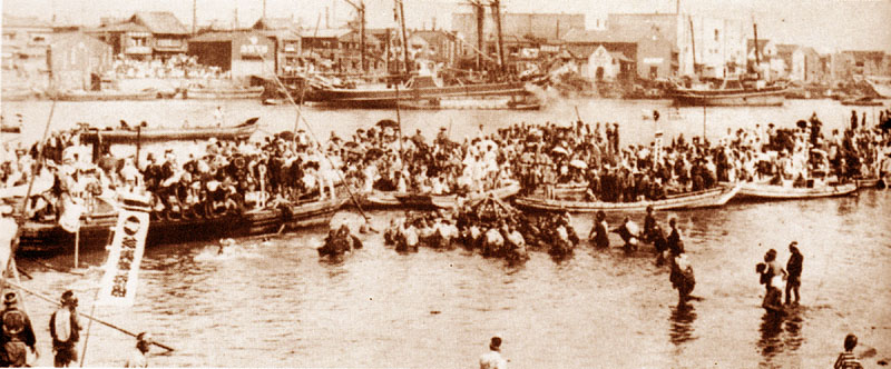昭和５年（1930）の海中渡御
