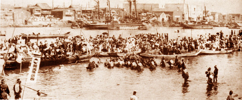 昭和5年(1930)の海中渡御