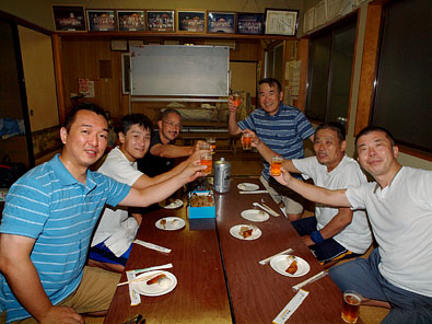 和田グループの乾杯/宿町老人憩の家 01:50