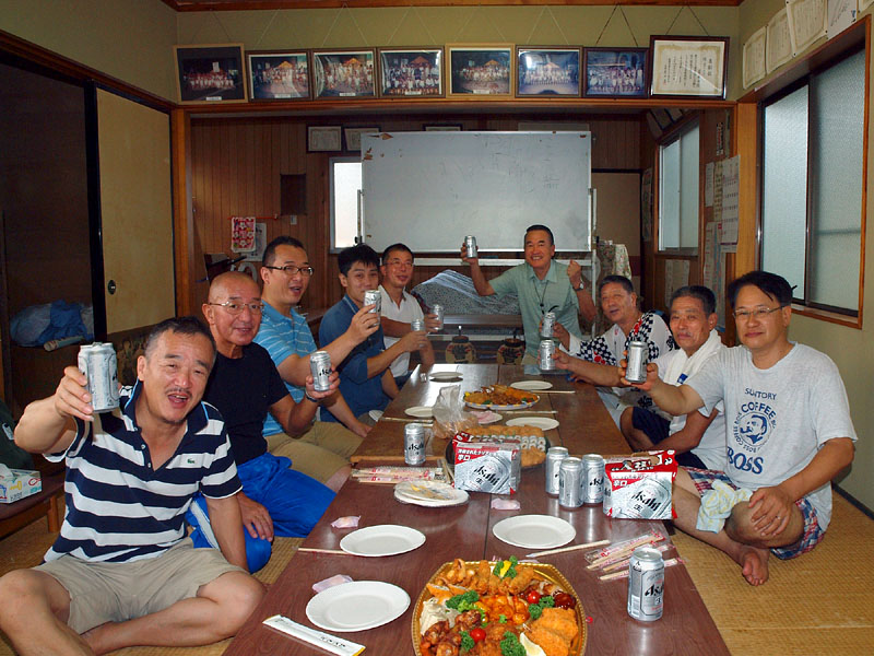 祭のあとの乾杯!【弐】 〜保存会と和田グループの直会 / 宿町老人憩の家〜 11:06
