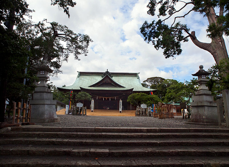 見付天神と愛称される矢奈比賣天神社/静岡県磐田市