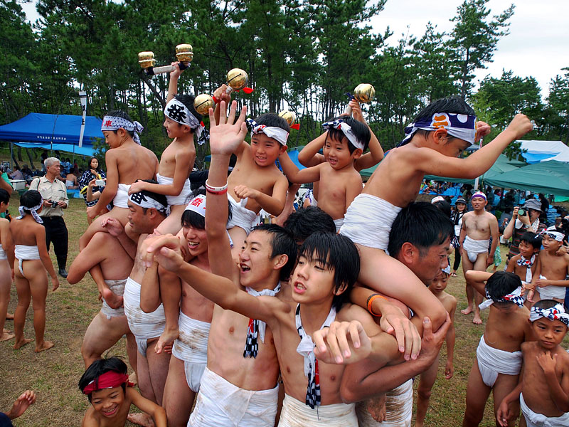 松原の祭広場【壱】 〜子供たちの鬼踊り〜