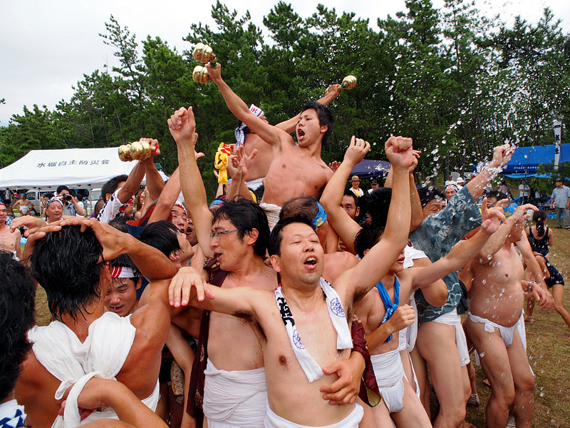 松原の祭広場【六】 〜東区三番觸・緑鈴の登場!〜