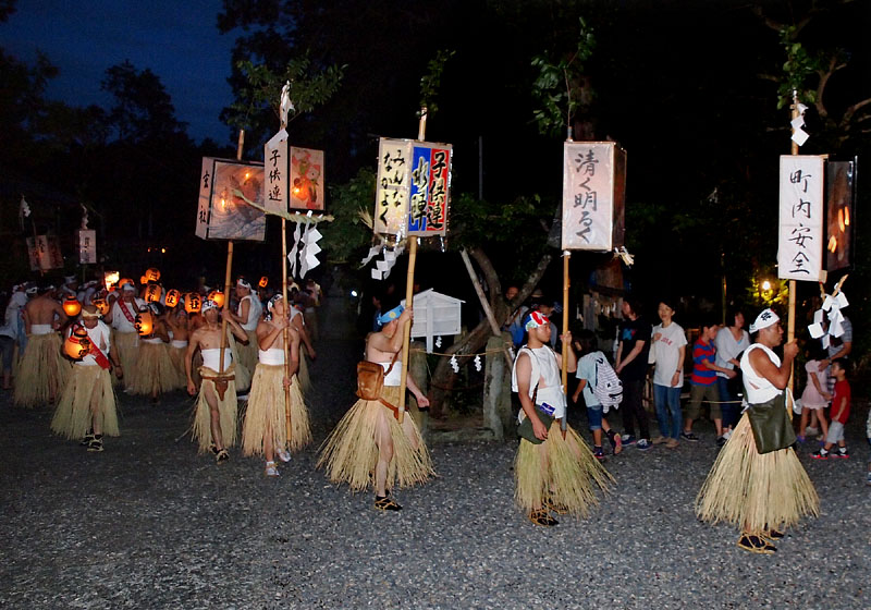 子供連の道中練り 【拾弐】 〜見付天神拝殿前に到着した西区・子供連〜 18:41