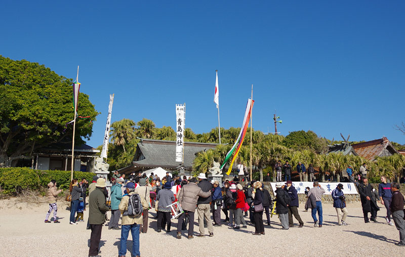 青島神社入口