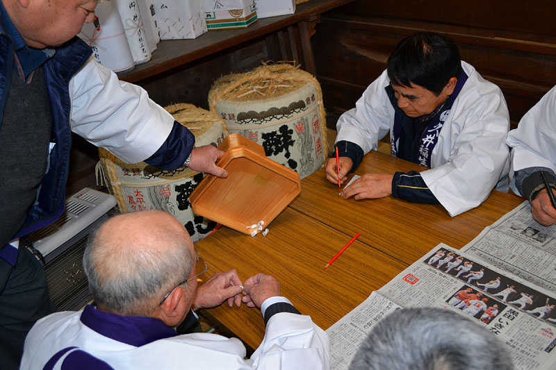 当たり籤が記録係に伝達される 19:21