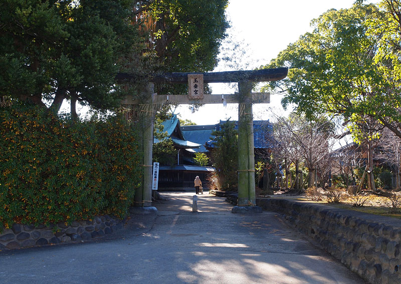 大善寺玉垂宮裏参道入口