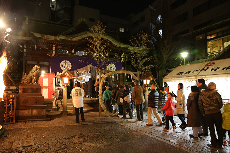 今年の初詣/鐵砲洲稲荷神社 2015.01.01 00:08