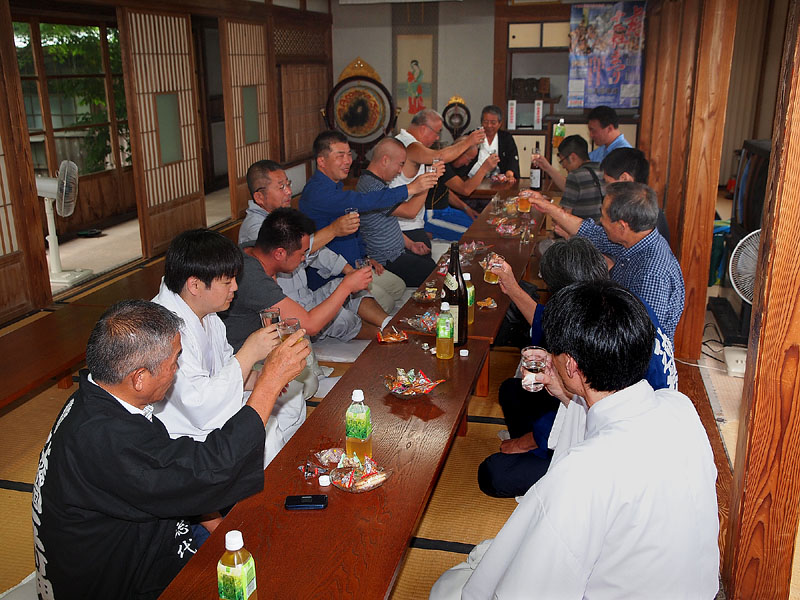 直会【参】 〜玉前神社斎館で二次会〜 15:46
