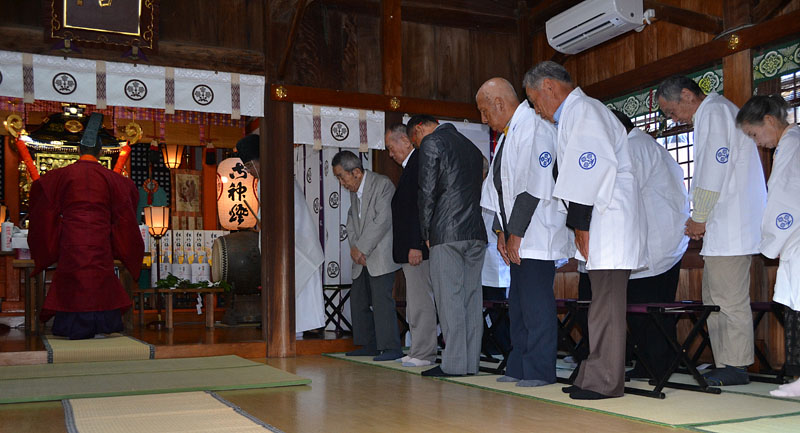 神事【参】 〜宮秀文宮司による祝詞奏上〜 17:15