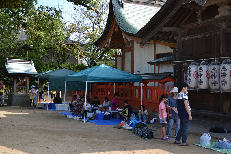 奉納相撲の朝【壱】 〜子ども相撲大会の朝/諏訪神社〜 2015.09.27 08:48