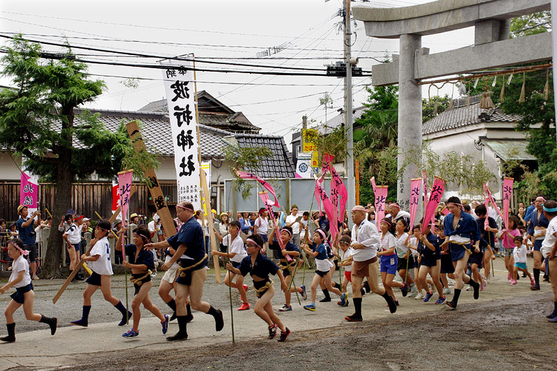 【弐】 二番山笠北流の宮入り