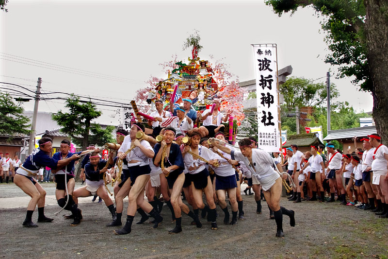 【五】 二番山笠北流の宮入り