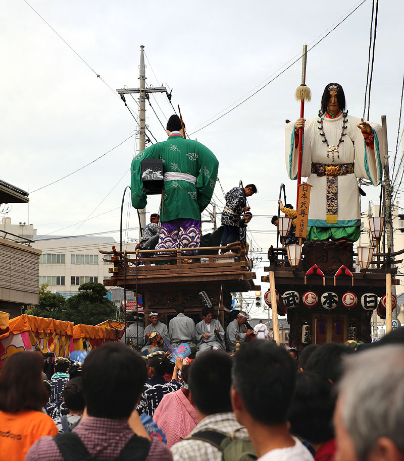 下新町の浦島太郎と北横宿の日本武尊