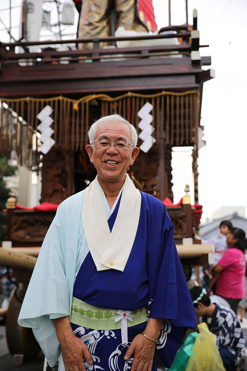 上宿の区長坂本さん