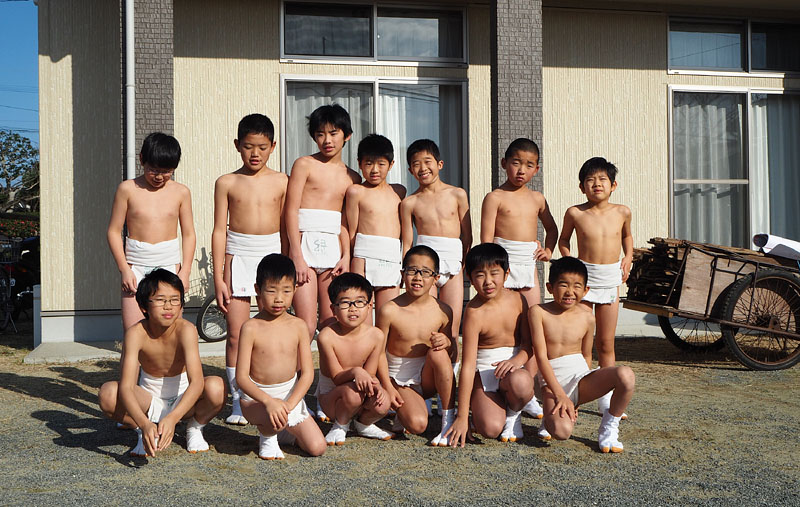 去年と同じ13人の元気な子供たち