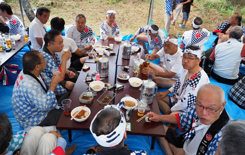 西中区二番觸の直会 12:26