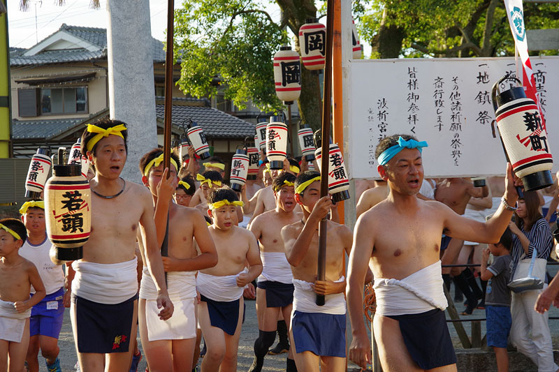 【壱】 新町流の裸参り 〜波折神社を出発〜 18:35