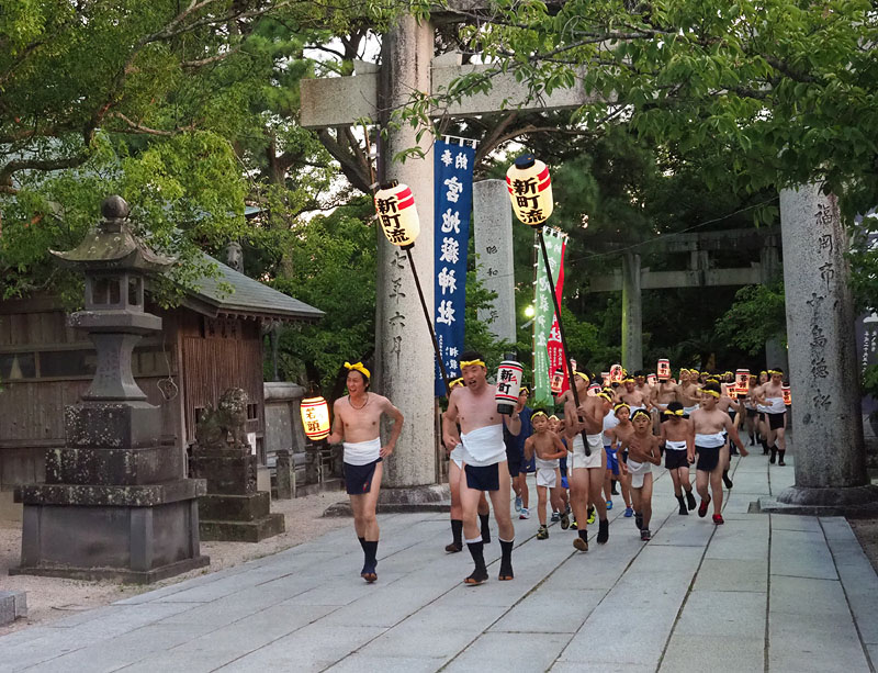 【参】 新町流の宮地嶽 〜石鳥居をくぐる〜 19:33