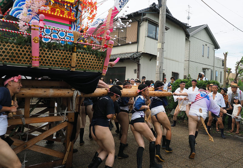 【九】 一番山北流の宮出し 〜Uターンして前後を修正〜 08:59:35