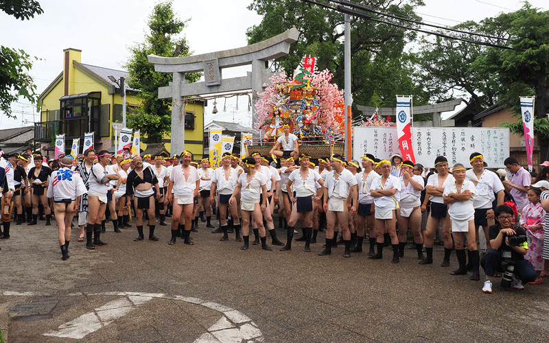 【拾壱】 一番山北流の宮出し 〜宮前で待ち構える二番山〜