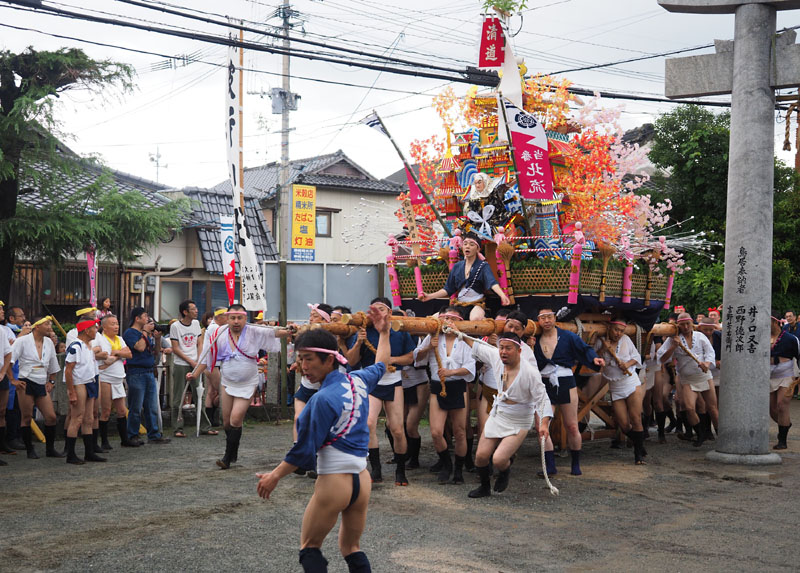 【拾弐】 三番山北流の宮入り 〜定位置に移動する〜