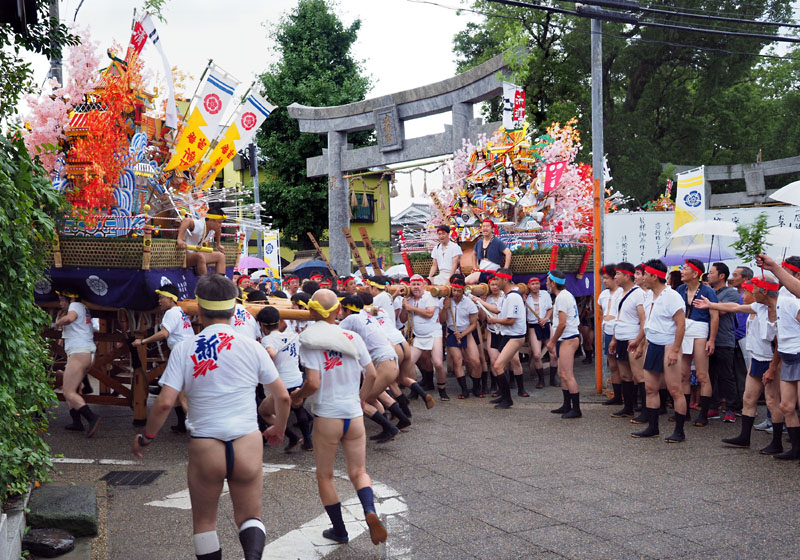 【拾】 一番山新町流の宮出し