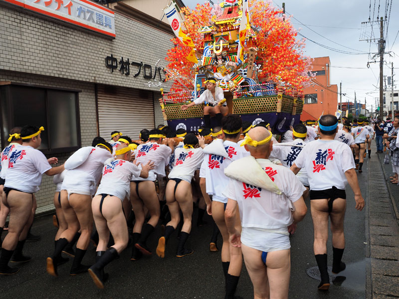 【弐】 新町流の流れ舁き