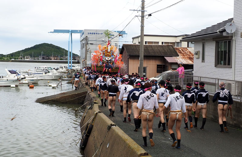 【拾五】 北流の流れ舁き 〜漁港を行く〜