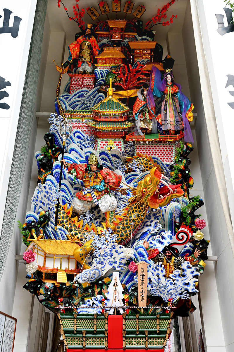 櫛田神社の飾り山笠（常設）