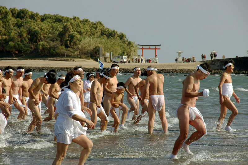 二度目の禊を終える