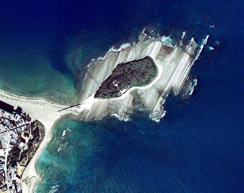 青島の航空写真