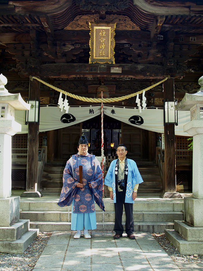 住吉神社・梅宮貴史宮司とともに